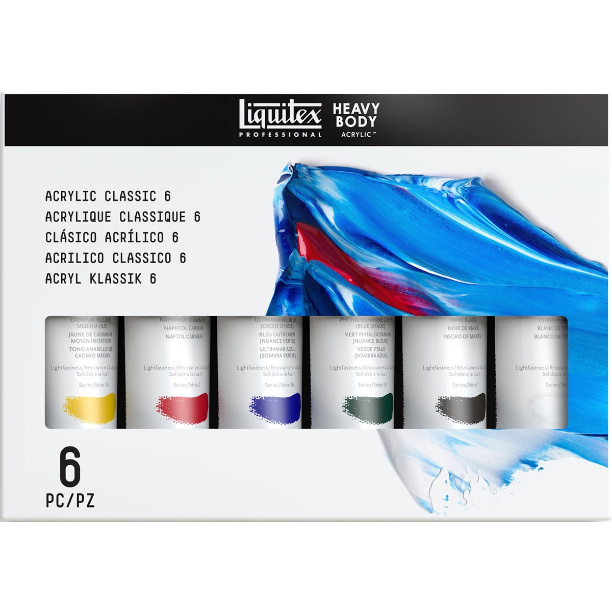Liquitex Professional Heavy Body Acrylic Paint 59ml 6/PkgClassic 6