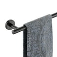 thumbnail image 1 of JQK Toallero de bronce frotado con aceite de 12 pulgadas de acero inoxidable 304 de 0.031 in de espesor, toallero de baño, soporte de pared, longitud total de 15 pulgadas TB110L12-ORB, 1 of 5