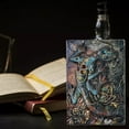 thumbnail image 4 of Hgallory Personality Lizard Vintage Embossed Notebook, Hardcover Travel Journal Retro Leather Diary Notebooks, Office & School Supplies, Father's Day Gift, 1 Pack, Colorful, 8.5"x5.7", 4 of 8