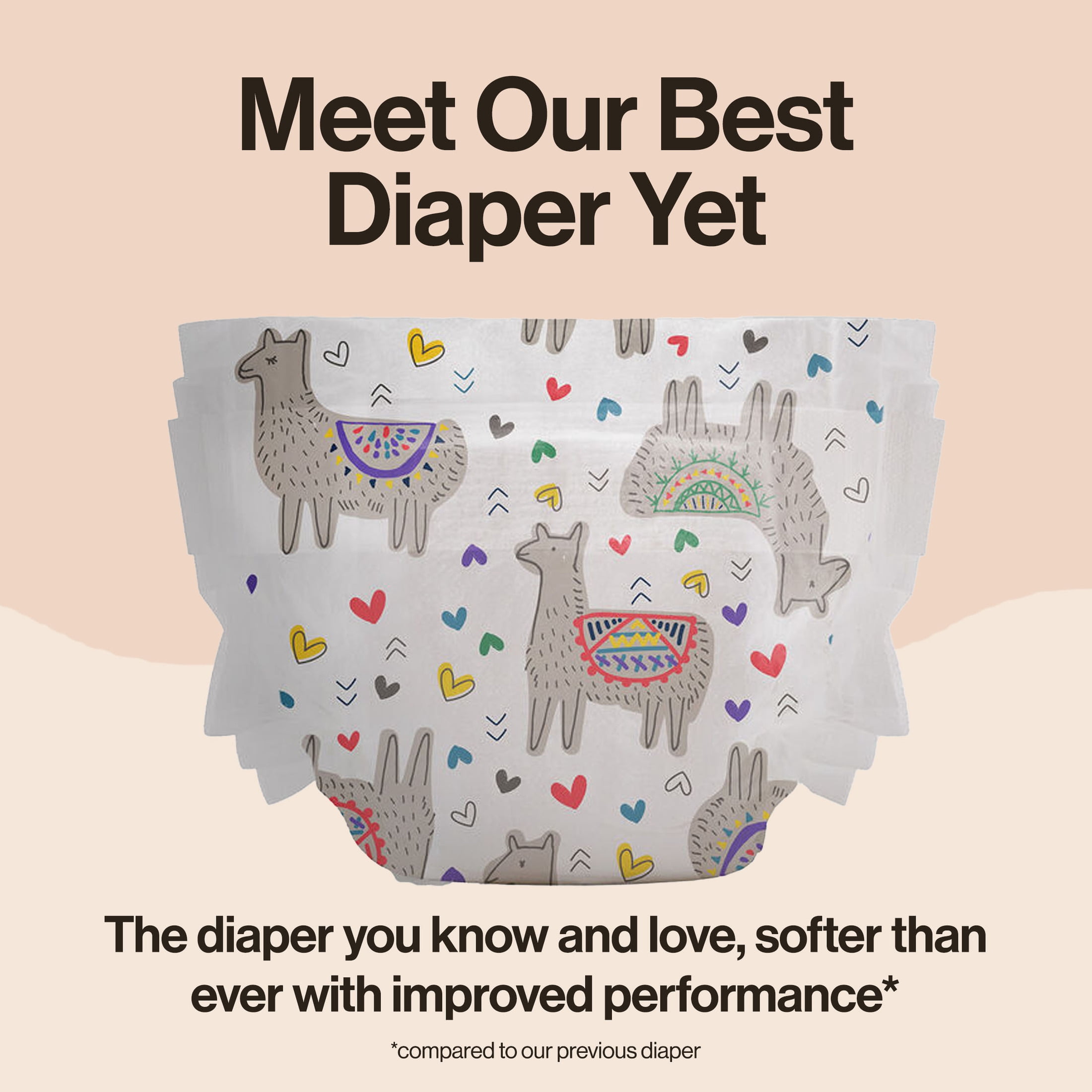 Honest® Clean Conscious Baby Diapers Size 1 (8-14 lbs), Hypoallergenic and Fragrance Free, 52 Count