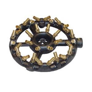 Cast Iron Range - 32 Tip Lpg Propane Gas Cast Iron Brass Stove Cooking Range Stovetop Jet Burner
