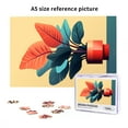 thumbnail image 6 of 1000 PCS simple style Paradise Bird Flower Wooden jigsaw puzzles 1000 pieces,Funny Artwork for Adults,Enjoy the puzzle solving process,Puzzles suitable for entertaining with family during holidays, 6 of 6