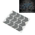thumbnail image 3 of Bike Reflective Stickers, 12Pcs Bike Wheel Reflective Sticker  Waterproof Pre Cut Low Weight  for Road Bike, 3 of 8