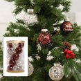 thumbnail image 4 of 25x Adornos de bolas de Navidad grandes, Colgantes decorativos inastillables Cinco estilos Decoraciones de Navidad Bolas colgantes para bodas, 4 of 8