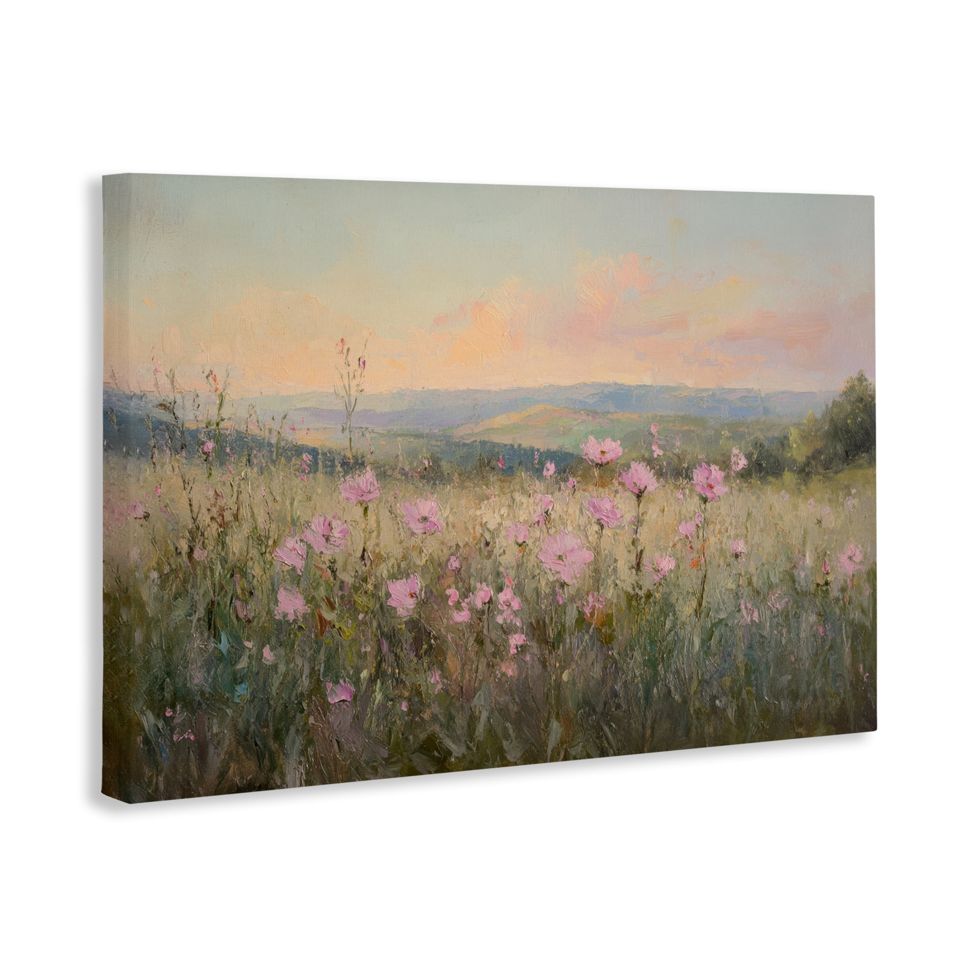 Stupell Industries Tranquil Meadow At Dawn Canvas Wall Art, design by Petal Prints Design