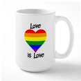 thumbnail image 5 of CafePress - Love Is Love Mug - 15 oz Ceramic Large Novelty Mug, 5 of 6