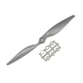 thumbnail image 1 of Hélices RC CW 11x5.5 Pulgadas 2-Palas para Avión Nylon Gris con Anillos Adaptadores, 1 of 4