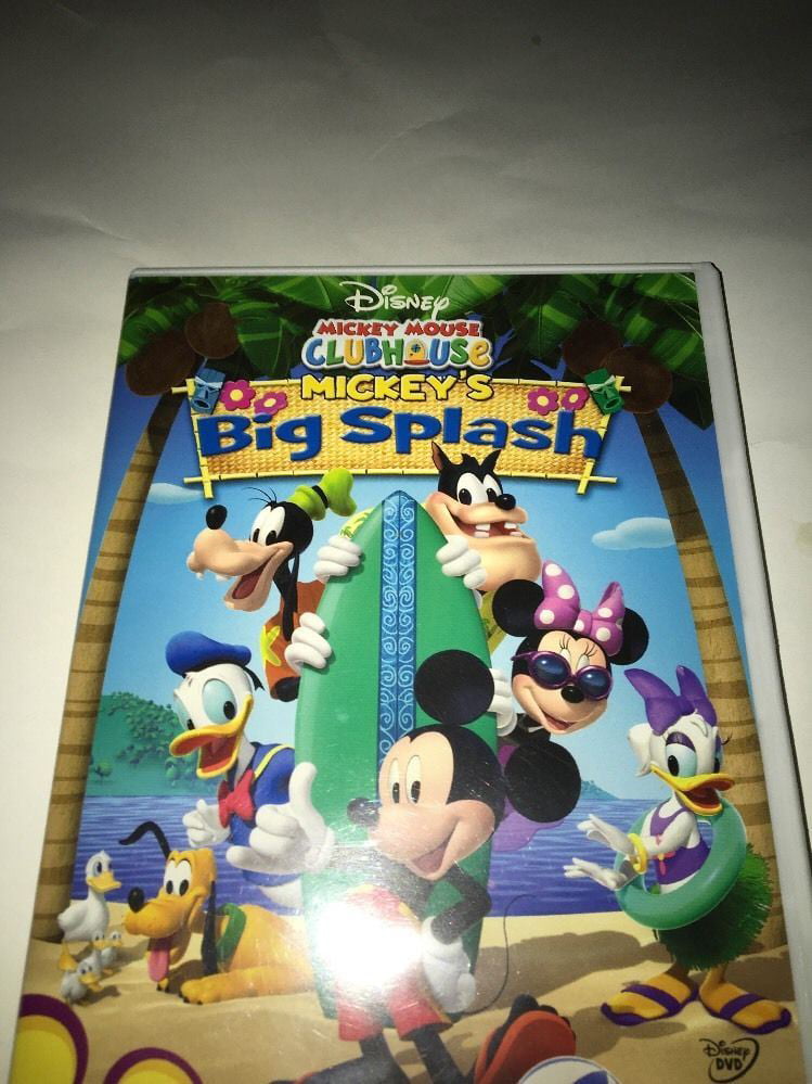 Disney Mickey Mouse Clubhouse Mickey S Big Splash Dvd Walmart Com Walmart Com