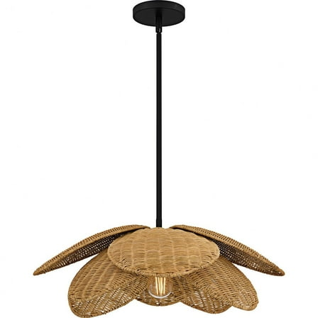 WLL2822MBK Quoizel Lighting Willa - 1 Light Pendant-8 Inch Tall and 22 Inch Wide
