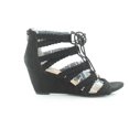 thumbnail image 3 of INC International Concepts Womens Witley Fabric Open Toe Casual, Black, Size 9.0, 3 of 5