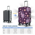 thumbnail image 2 of Luggage Cover Anti Scratch, Cartoon Cute Snake Flower Elastic Suitcase Protector Fits 18-32 Inch Luggage, 2 of 2