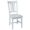thumbnail image 2 of International Concepts San Remo Splat Back Wood Dining Chair in Beach White, 2 of 8