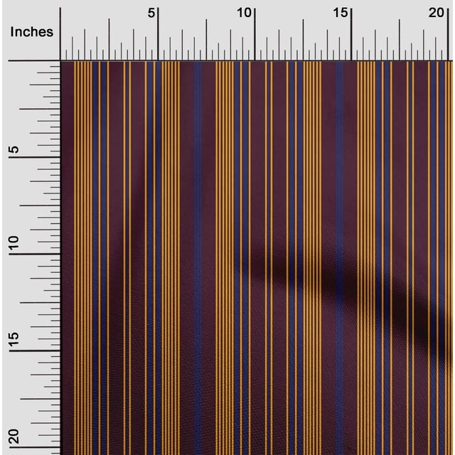 oneOone Cotton Flex Fabric Multicolor Stripe Fabric Prints By Yard 40 Inch Wide