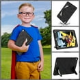 thumbnail image 6 of K-Lion for iPad 9th/8th/7th Gen 10.2" 2021/2020/2019 Rugged Hybrid Case with Hidden Kickstand Pencil Holder Soft Silicone Hard PC Scratch Resistant Shockproof Kids Case For iPad 10.2" 2021/2020/2019,A, 6 of 7