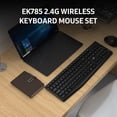 thumbnail image 4 of FUDE FUDE EK785 2.4G Wireless Keyboard and Mouse Combo, Portable for Office & Gaming, Multi-System Compatible, Black/White Options, Batteries Not Included, 4 of 6