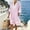 Pink, White, variant on ClodeEU Women's Striped V Neck Short Sleeve Dress with Pockets ,Casual Loose Fit Cover Up for Summer Vacation Light Blue,Women's Plus L