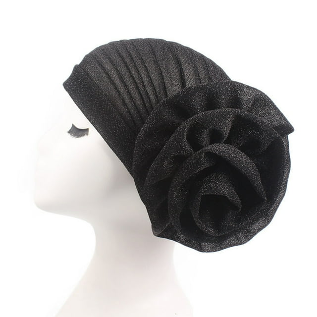 Women's Muslim Elastic Band Ethnic Hijab Solid Color Adjustable Small Cap Tube Cap Wrapped Turban Cap Lace Up