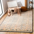 thumbnail image 2 of SAFAVIEH Aspen Millicent Geometric Diamonds Wool Area Rug, Gold/Rust, 6' x 9', 2 of 8