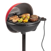 Cuisinart Indoor/Outdoor Electric Grill, 2-in-1 Portable BBQ with Nonstick Cooking Surface, Electric Grill Outdoor with Adjustable Heat
