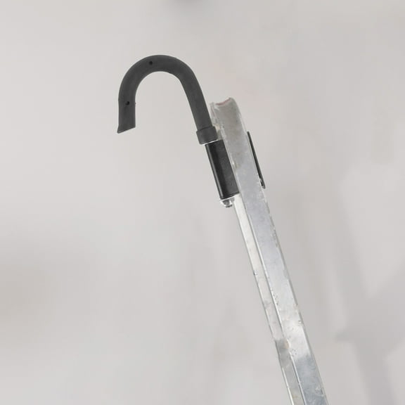 Homoyoyo Ladder Stabilizer with Metal Roof Hook for Outdoor Use, Black, Safety Accessory for Home and Garden