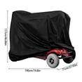 thumbnail image 2 of Housse de Trottinette de Mobilité Imperméable Housse de Rangement pour Fauteuil Roulant pour Trottinette de Voyage Housse Résistante aux Intempéries Housse de Chaise Électrique Tissu Oxford 190D Robuste Protège-Pluie contre la Poussière la Saleté la Neige la Pluie le Soleil, 2 of 11