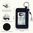 thumbnail image 5 of MNF Collections Durable Badge & ID Holders, Navy Blue, 5" x 315", 5 of 7