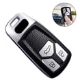 thumbnail image 1 of 1 Uds. Funda protectora para llave de coche para Audi Key Case patrón de fibra de carbono Compatible con Audi A4L A5 Q7 Q5L llave de coche Xemadio 221785-2, 1 of 9