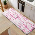 thumbnail image 5 of Pink Breast Cancer and Love Kitchen Rug Mat,Kitchen Runner Rugs Non Skid Washable,Decorative Kitchen Floor Mats for Kitchen,Sink,Laundry,17"x47.2", 5 of 7