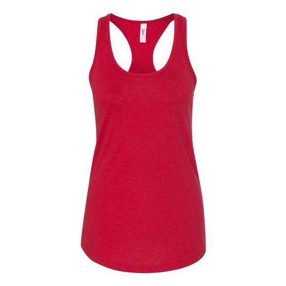 Camiseta de tirantes Racerback Next Level Apparel Ideal para mujer Mediana Rojo 1533