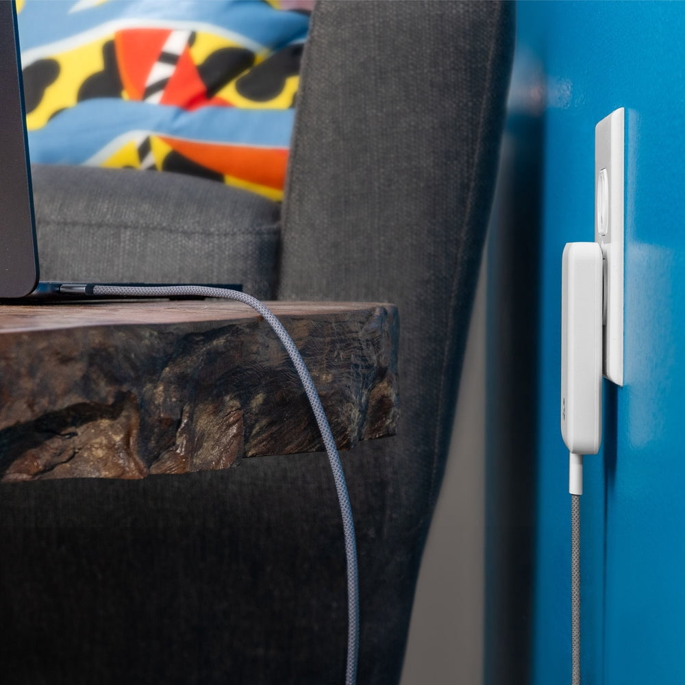 Nimble Wally Ultra Flat Wall Charger, 65W Slim Fast Wall Charger with Dual USB-C, Travel Power Adapter for iPhone 16/15/14/13/12 Pro Max, MacBook Samsung Google Laptops Android Kindle Airpod Tablets