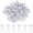 White, variant on XIANXIAN 50 Pcs Mini Brads Fasteners Metal Plated Round Paper Fasteners Brass Pastel for Paper Craft Scrapbooking DIY Art Handmade Project Decorative Supplies