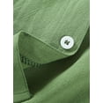 thumbnail image 4 of Coduop Mens Casual Short Sleeve Shirts Turn Down Collar Single Breasted Lapel Shirt Tops Blouse, 4 of 6