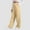Khaki, variant on Women’s Lined Sweatpants Wide Straight Leg Pants Bottom Sweatpants Joggers Pants Workout High Waisted Yoga Pants With Pockets Cropped Women Cropped Pants Elastic Waist Womens Casual Two Piece Pant