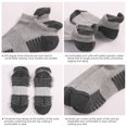thumbnail image 2 of 6 pares de calcetines tobilleros deportivos para correr, calcetines tobilleros de corte bajo, calcetines con lengüeta para hombres y mujeres, 2 of 7