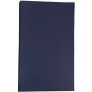 JAM Paper & Envelope Legal Cardstock, 8.5 x 14, 50 per Pack, 80lb Navy Blue