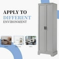 thumbnail image 6 of 71" Tall Storage Cabinet with Two Doors 5 Layer Adjustable Shelf , MDF Board Floor Cabinet for Dinning Room ,Kitchen,Bathroom, Office, 6 of 7