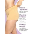 thumbnail image 4 of Stretch Is Comfort Women's Nylon/Spandex Booty Shorts | Small- 3x, 4 of 6