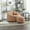 Tan, variant on 40" Soft Foam Lazy Floor Bed, Fluffy Upholstered Lazy Couch with Lightweight Body, Modern Comfy Sack Lazy Sofa with Plush Fiber for indoor living room dining room, Grey