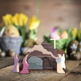 thumbnail image 4 of Easter Decorations The Empty Tomb Easter Scene And Decoration Easter Resurrection Scene Set Wooden Easter Sign For The Home Tabletop Christmas Bulb Decorations Mailbox Ornament Retro Ornament Set, 4 of 4