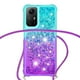 thumbnail image 4 of Funda para Xiaomi Redmi Note 11 4G/Note 11S 4G Brillantina Líquida Divertida Reluciente y con Cristales en Movimiento Cuerpo Cruzado con Cordón Ajustable, 4 of 5