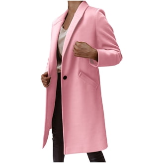 ジャケット・アウター Her lip to Siena  Long Coat rose M London Fog Women's Single Breasted Waist Belt Hooded Trench Coat