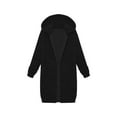 thumbnail image 4 of MEZZALL Girls Zip Up Hooded Long Sleeve Jackets Outerwear Cozy Warm Pullover Autumn Winter Solid Color Boho Teen Dailywear, 4 of 4