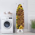 thumbnail image 3 of HELLHERO Leopard Sunflower Nurse Ironing Board Covets Elastic Edge Soft and Comfortable Easy to Install Ironing Board Cover for Ironing Table, 3 of 5