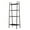 Black, variant on Tcbosik 4-Tier Ladder Shelf, 57.87" Freestanding Open Bookcase, Bathroom Storage Shelving Unit Plant Stand for Small Space, Bedroom, Living Room, Home Office, Black