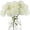 White, variant on 12 Pcs Artificial Chrysanthemums Flowers Silk Ball White Flowers Fake Mums Spring Flowers for Valentine‘s Day Wedding Home Decor (12, White)