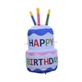 thumbnail image 3 of Pastel de cumpleaños inflable, decoración de fiesta de cumpleaños con velas, pastel inflable de cumpleaños creativo para césped, interior y exterior, 3 of 9
