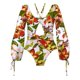thumbnail image 1 of Traje de baño de bikini con estampado push up sexy, traje de baño de manga larga para mujer, traje de baño para mujer, 1 of 6