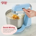 Rise by Dash 6 Speed Stand Mixer, 3 Qt Sky Blue