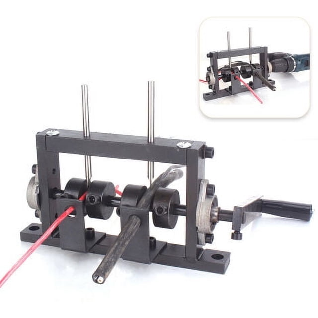 Máquina peladora de cables de doble uso, taladro eléctrico manual, rango de pelado de cables de 1 a 30 mm de diámetro, doble cuchilla - QPUION