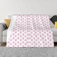 thumbnail image 1 of Fotbe Pink Paw Manta de Franela con Estampado, Manta Ultrasuave para Cama, Sofá, Auto, Hipoalergénica y Antibolitas-80"x60", 1 of 6